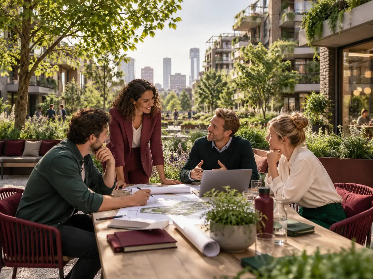 Partners van Central Park werken samen aan ideeën voor wonen, groen en een leefbare stedelijke omgeving.